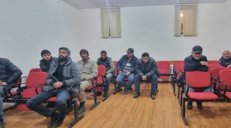 Xocavəndə icazəsiz keçən 9 nəfər saxlanıldı