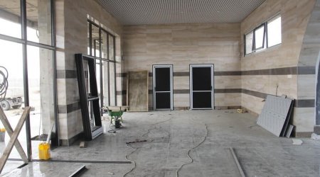 Bakı metrosunun 2-ci yerüstü stansiyasında tikinti işləri tamamlanır - FOTO