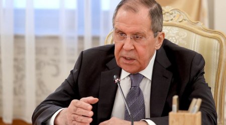 “Biz də dünya xəritəsini müəyyən rənglərə boyaya bilərik” - Lavrov yenə “Ərdoğanın xəritəsi” haqda - VİDEO