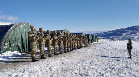 Komando hərbi hissəsində taktiki təlim keçirildi - FOTO/VİDEO