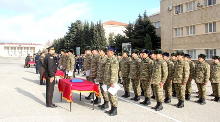 “Ehtiyat zabit hazırlığı kursu”nun buraxılış mərasimi keçirildi – FOTO/VİDEO