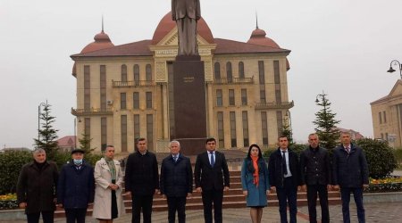 Qubada Heydər Əliyevin xatirəsi anıldı - FOTO