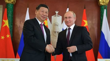 Çin lideri Putinə səsləndi: “Ölkələrimiz arasındakı münasibətləri pozmağa imkan vermədiniz” - VİDEO