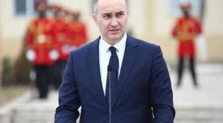 Gürcüstanın müdafiə naziri Bakıya gəldi