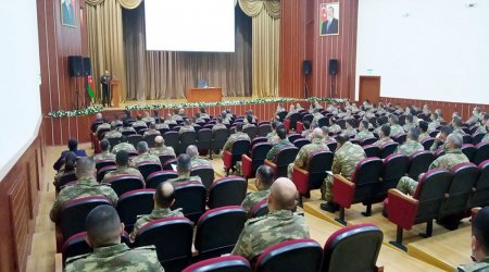 Azərbaycan Ordusunda komandir müavinlərinin TOPLANTISI KEÇİRİLDİ 