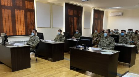 Azərbaycan Ordusunda tabor komandirləri ilə toplanışlar keçirilir - FOTO 