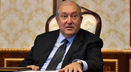 Ermənistan prezidenti Armen Sarkisyan istefa verdi