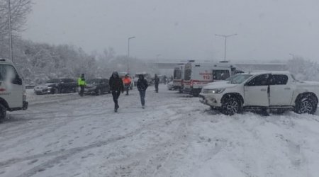 Türkiyədə 37 avtomobil toqquşdu – 22 nəfər xəstəxanalara yerləşdirildi