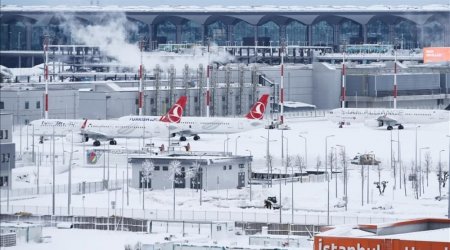 İstanbul aeroportunda uçuşlar bu gün gecəyədək dayandırıldı – ÇOVĞUN DAVAM EDİR