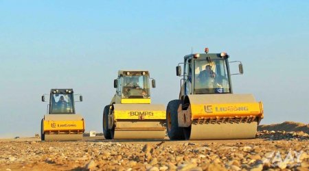 Ağdam-Füzuli avtomobil yolunun tikintisinə başlandı - FOTO/VİDEO