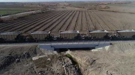 Bərdə-Ağdam dəmir yolu bu tarixdə istifadəyə veriləcək - Stansiyaların tikintisinə başlanıldı 