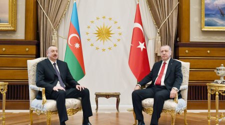 Ərdoğan İlham Əliyevə TƏŞƏKKÜR ETDİ - VİDEO