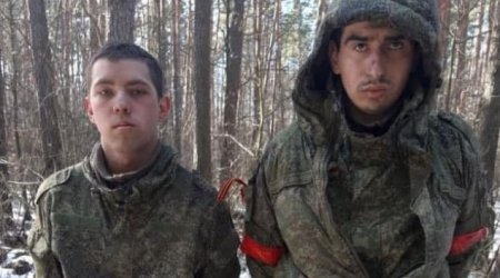 Ukraynada əsir düşən 2 rus əsgərinin FOTOSU yayıldı