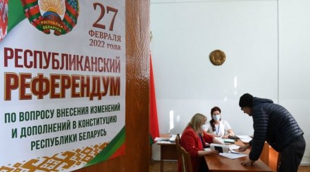 Belarusda referendum keçirilir - Lukaşenko bundan sonra 2 dəfə prezident seçilə bilər