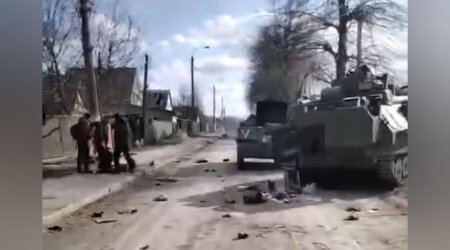 Rus ordusu Buça yaşayış məskənində də məhv edildi - VİDEO