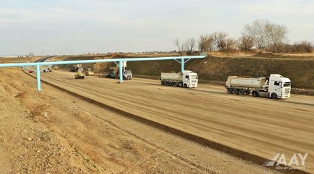Bakı-Qazax yolunun genişləndirilməsi işləri ilin sonuna qədər yekunlaşacaq - FOTO/VİDEO 