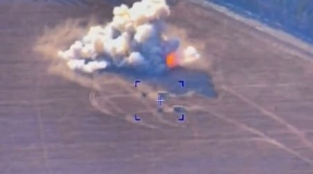 Rusiya bombardmana başladı: Kiyev yaxınlığındakı hədəflər vurulur - VİDEO