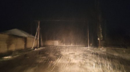 Quba və Qusarda avtomobil yolları buz bağladı – FOTO/VİDEO