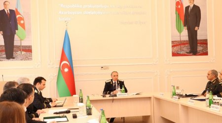 Baş prokuror Kamran Əliyev kollegiya iclası keçirdi - FOTO