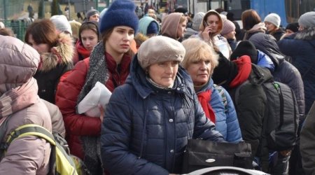 Ukraynadan Polşaya gedən qaçqınların sayı açıqlandı