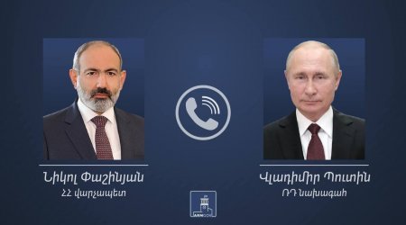 Paşinyan Putinlə telefonla danışdı – Təcili Moskvaya gedir