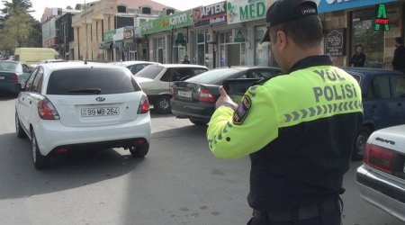Yol polisi Zaqatalada 20 sürücünü cərimələdi - FOTO