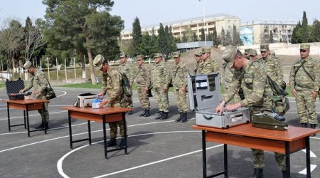 Müdafiə Nazirliyi hərbçilər arasında yarış keçirdi - FOTO