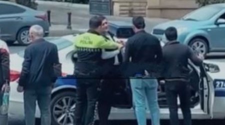Bakıda polisin “Saxla” əmrinə tabe olmayan taksi sürücüsü saxlanıldı