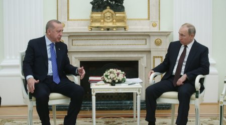 Putin Ərdoğanla Ukraynadakı vəziyyəti müzakirə etdi