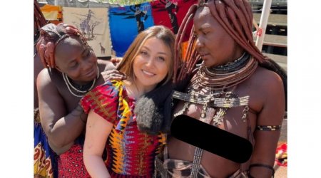 Damlanın afrikalı qadınlarla bu görüntüləri səs-küy yaratdı - FOTO 