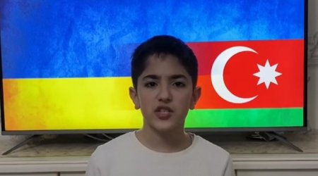 Azərbaycanlı uşaqdan Putinə müraciət: “Müharibəni dayandırın” – VİDEO/FOTO