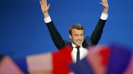 Makron yenidən Fransa prezidenti seçildi - FOTO