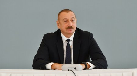 İlham Əliyev: “Ukrayna üçün ən önəmlisi torpaqlarının işğalı ilə barışmamaqdır” - VİDEO