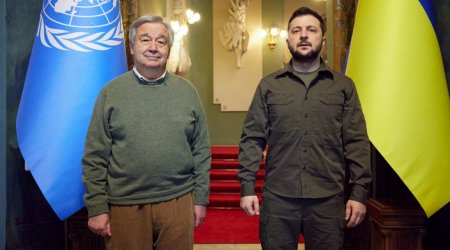 Zelenski BMT Baş katibi ilə nəyi müzakirə etdi? – TELEFON DANIŞIĞI