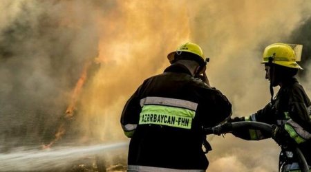 Bakıda qadın evdə yanaraq öldü