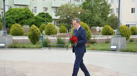 Ceyhun Bayramov Naxçıvana getdi - FOTO