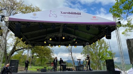 Şuşadakı “Xarıbülbül” Festivalında ikinci gün - FOTO