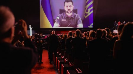 Zelenski Kann Film Festivalının açılışına qatıldı - VİDEO