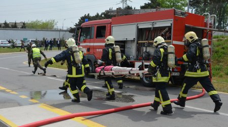 FHN 12 yanğının qarşısını aldı, 14 nəfəri xilas etdi