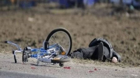 Bakıda avtomobil 18 yaşlı velosipedçini vurdu