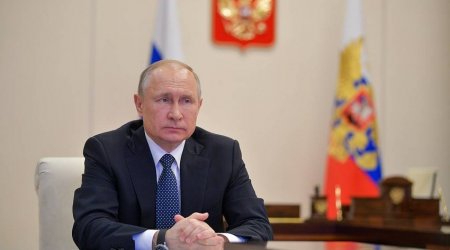 Putin İlham Əliyevi təbrik etdi - \