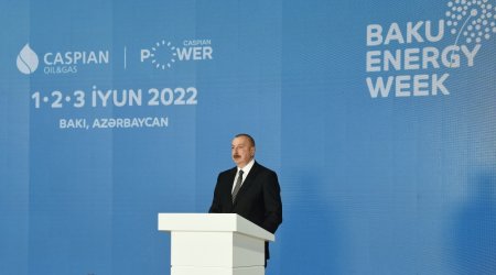 İlham Əliyev Bakı Enerji Həftəsinin açılışında iştirak edir - VİDEO-YENİLƏNİB
