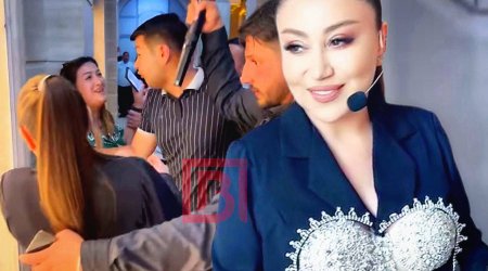 Naxçıvanda konsertdə Damlaya fanatları hücum çəkdi - VİDEO