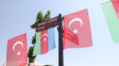 Ankarada Əhməd Cavad küçəsinin açılışı oldu – FOTO