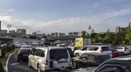 Bakının bu yollarında tıxac var - SİYAHI