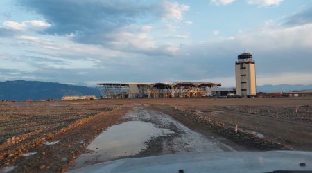 Zəngilanda inşa edilən hava limanından yeni görüntülər - VİDEO
