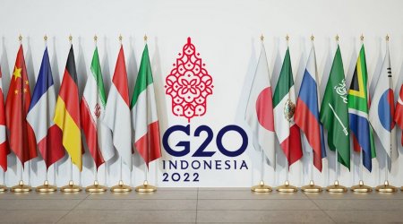 G20 XİN rəhbərləri Balidə toplanır