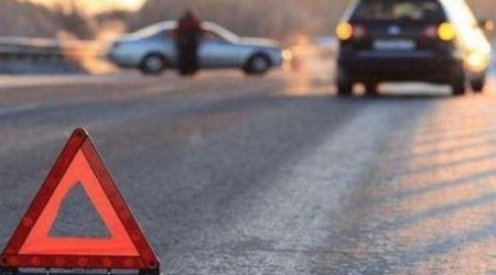 Ağstafada yol qəzası - 3 nəfər xəsarət aldı