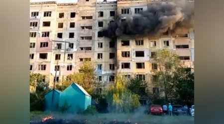 HIMARS Luqanskda separatçıların binasını belə dağıtdı – VİDEO