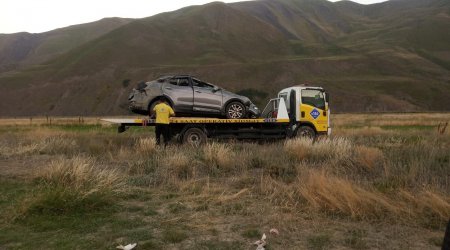 Quba-Xınalıq yolunda minik avtomobili aşdı - YARALI VAR - FOTO